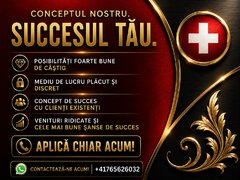 Personal feminin pentru studio nou Private Studio Enjoy, in Elvetia/ Luzern
